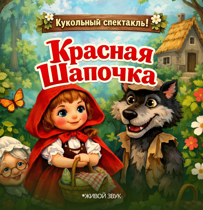 Красная Шапочка  " кукольный спектакль "