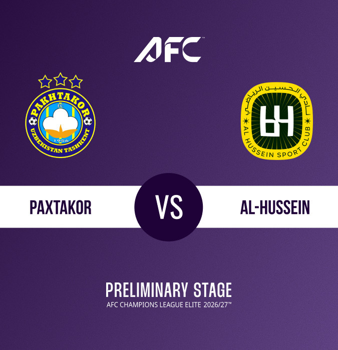 Paxtakor vs Al-Hussein