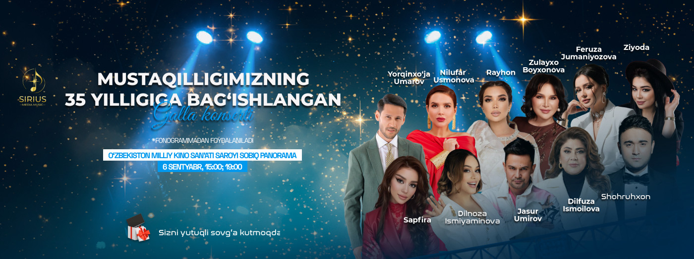 Mustaqillikning 35-yilligiga bag'ishlangan Gala konsert