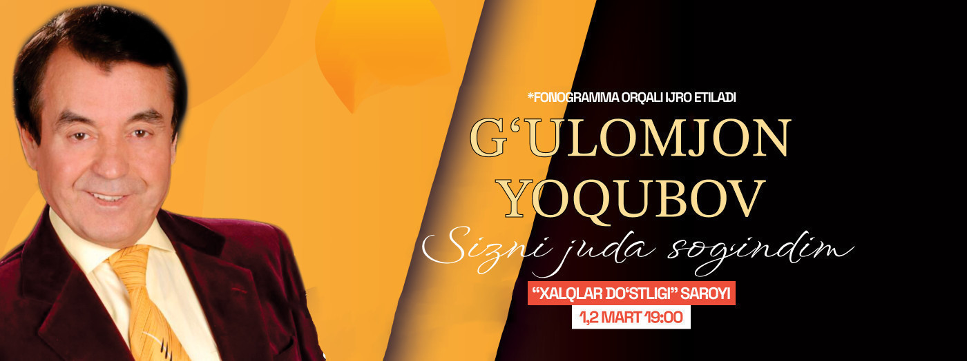 G'ULOMJON YOQUBOV