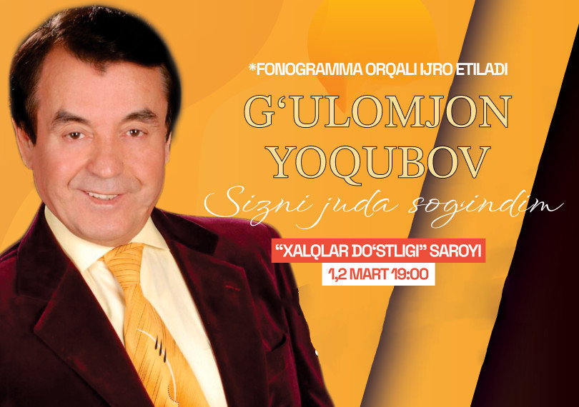 G'ULOMJON YOQUBOV