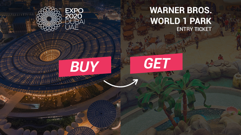 Expo 2020 Dubai - Warner Bros. World 1 Park Entry Ticket
