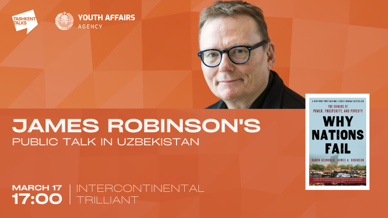 Jeyms Robinson. Ilk bor O'zbekistonda