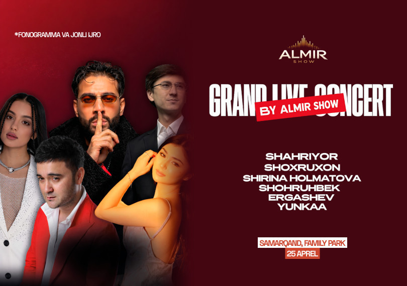 GRAND LIVE CONCERT (Samarqand sh.)