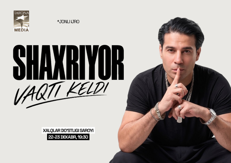 Shahxriyor (VAQTI KELDI)