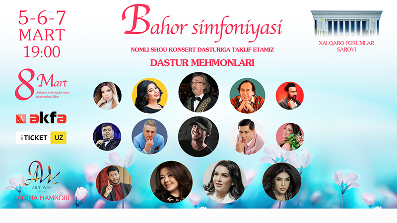 Bahor Simfoniyasi nomli GALA KONSERT