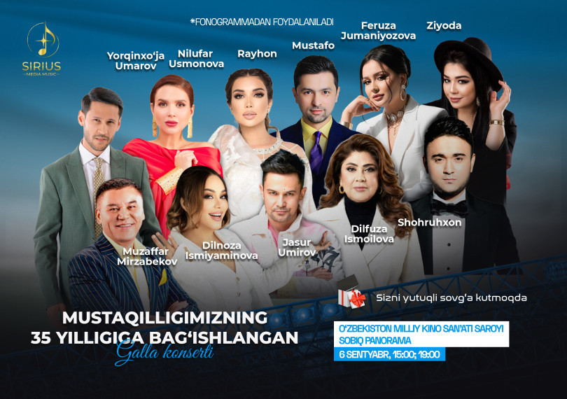 Mustaqillikning 35-yilligiga bag'ishlangan Gala konsert