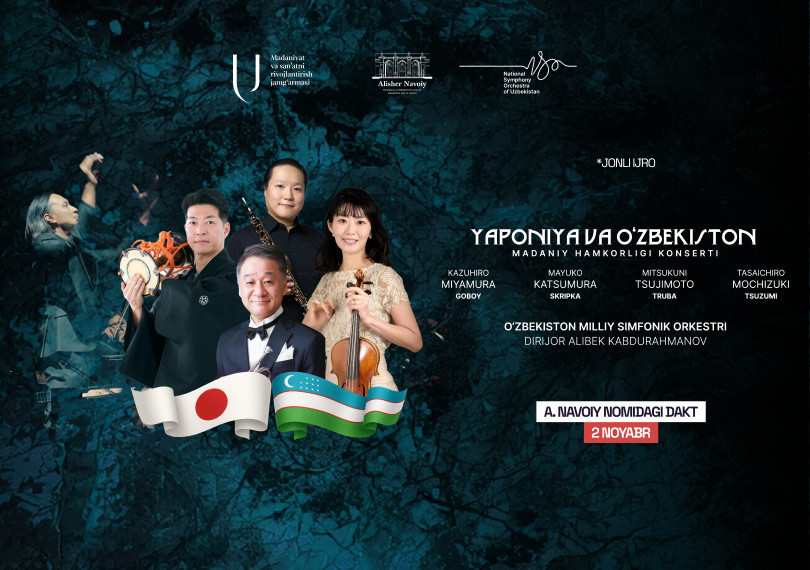 Yaponiya va O`zbekiston Madaniy Hamkorligi Konserti