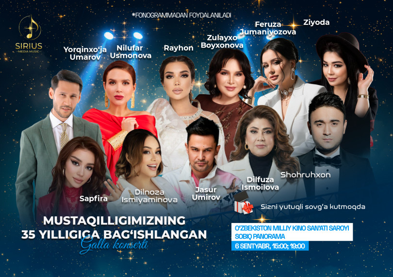 Mustaqillikning 35-yilligiga bag'ishlangan Gala konsert