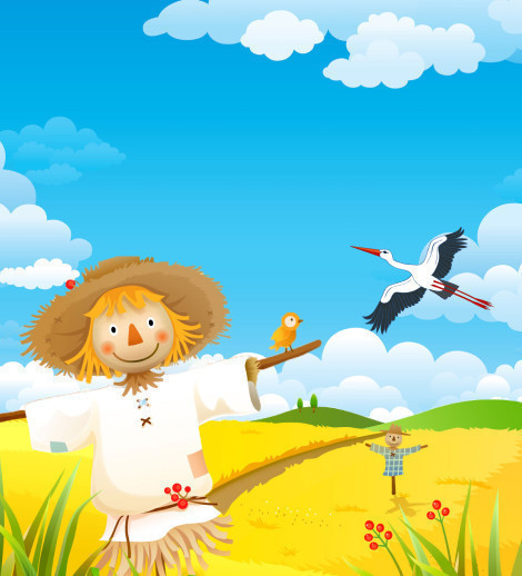 Аистёнок и Пугало