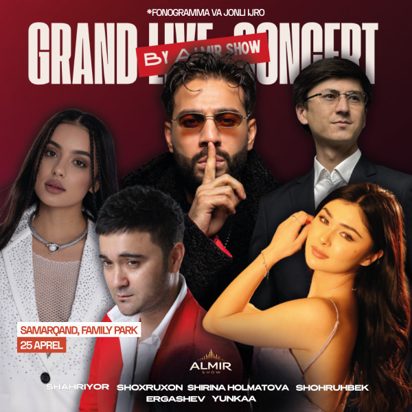 GRAND LIVE CONCERT (Samarqand sh.)