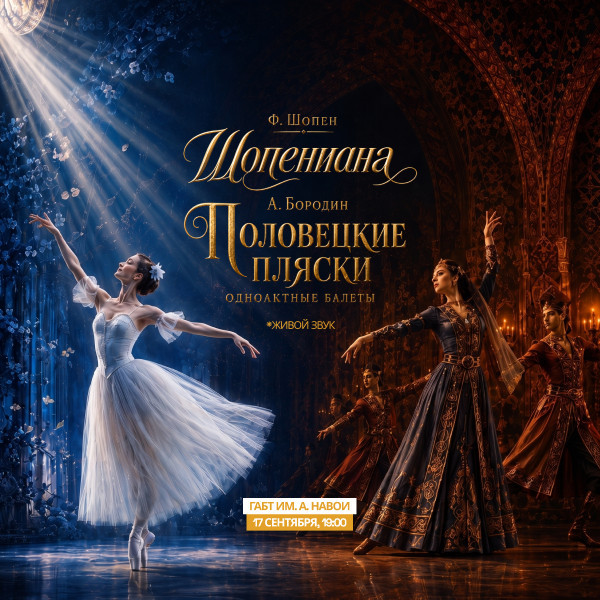 Ф.Шопен "Шопениана", А.Бородин "Половецкие пляски" одноактные балеты"