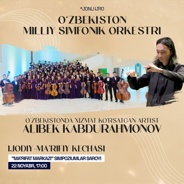 Alibek Kabdurahmonov va O'zbekiston Milliy Simfonik Orkestr